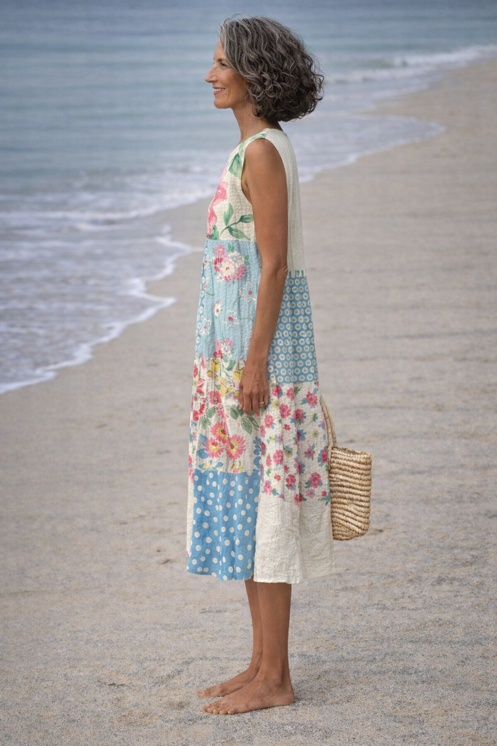 Valeria | Dress Midi of Patchwork