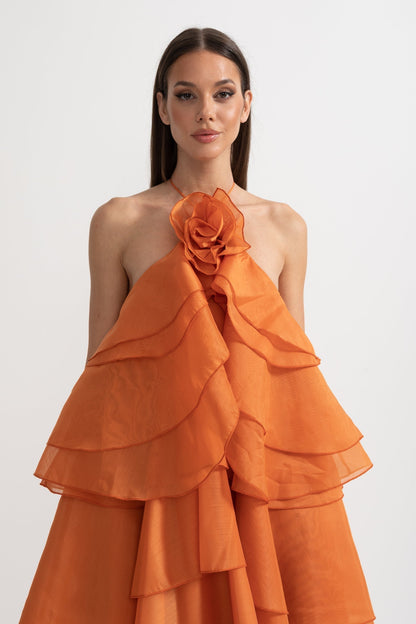 Rocío™ | Dress Maxi Voluminoso with Ruffles