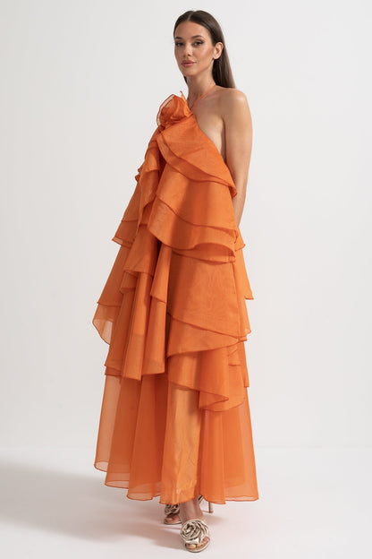 Rocío™ | Dress Maxi Voluminoso with Ruffles