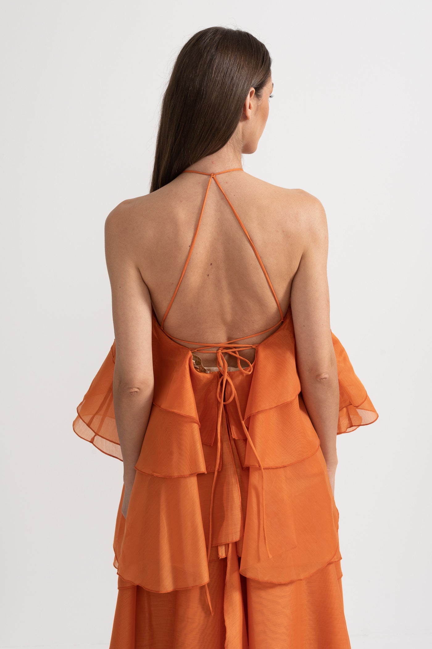 Rocío™ | Dress Maxi Voluminoso with Ruffles