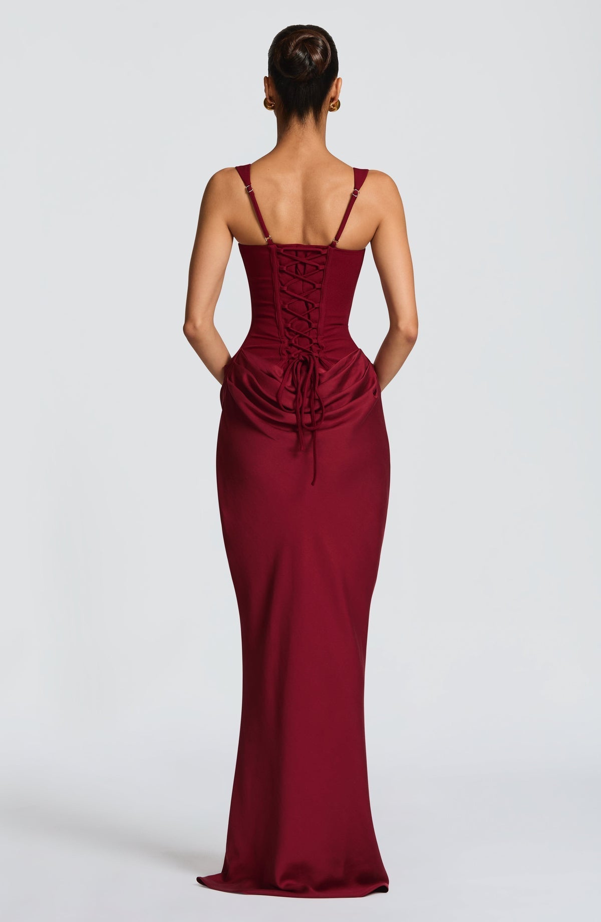 ELENA™ | DRESS MAXI WITH SHAPE OF HOURGLASS OF SAND