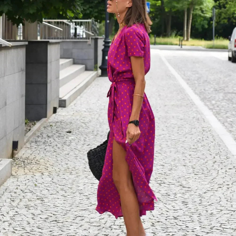 Fez | Dress wrap with print floral