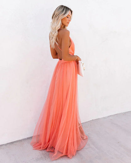 Patrec | Dress women elegant maxi dress