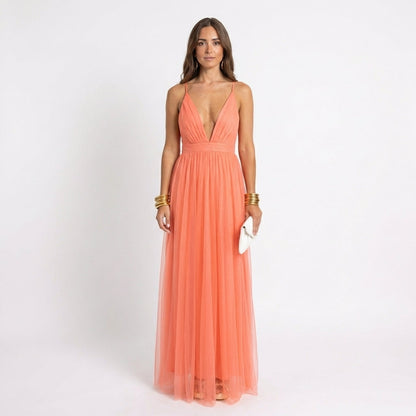 Patrec | Dress women elegant maxi dress