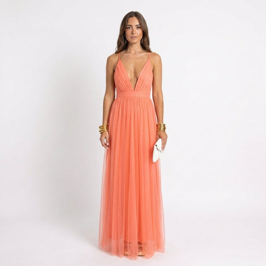 Patrec | Dress women elegant maxi dress