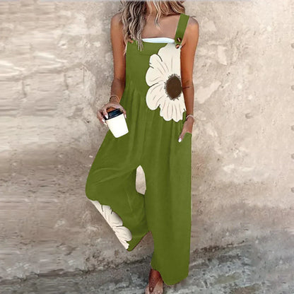Sofìa | Comfortable Printed Dungarees