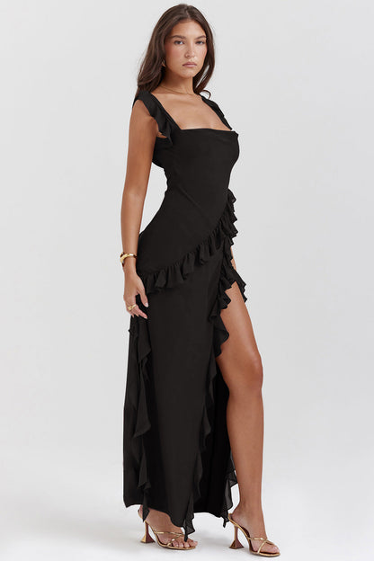 Dress Ali™ - Lightness and movement with details ruffles