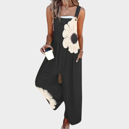 Sofìa | Comfortable Printed Dungarees