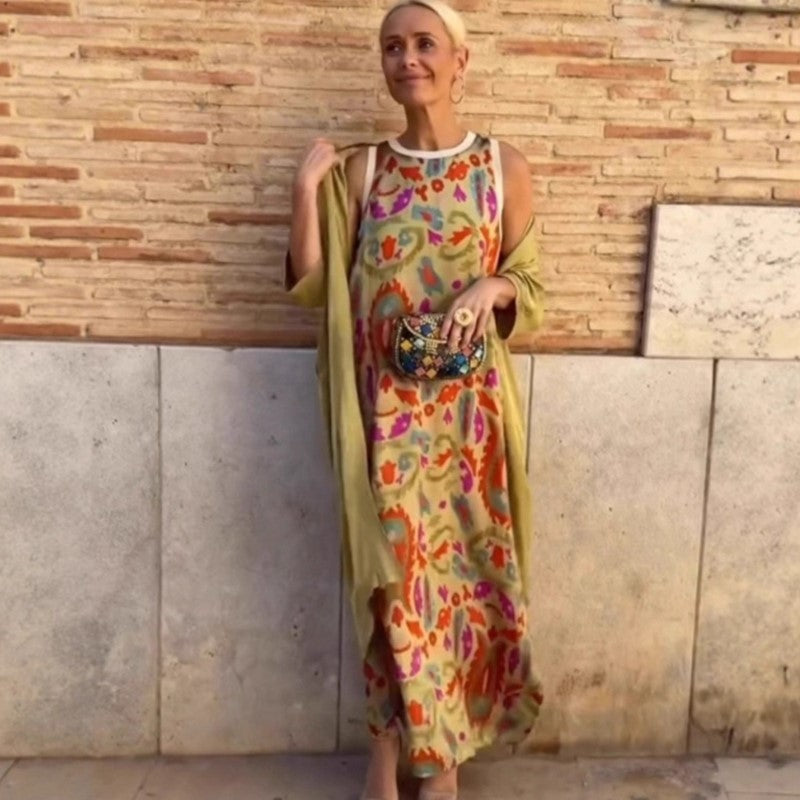 Martha | Dress flowing with stole