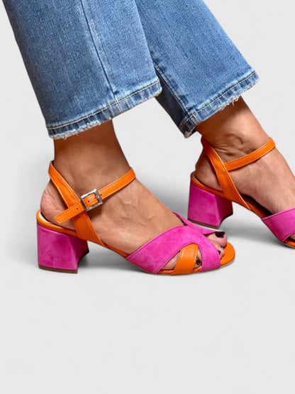 Lunaria™ | Sandals Bicolor with Style Vibrant