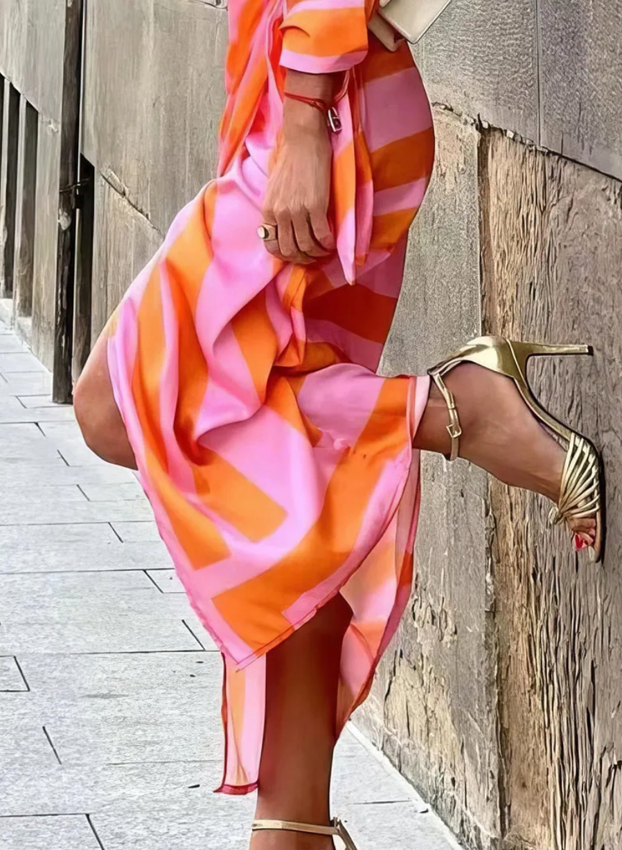 Elvina - Dress Wrap Impreso
