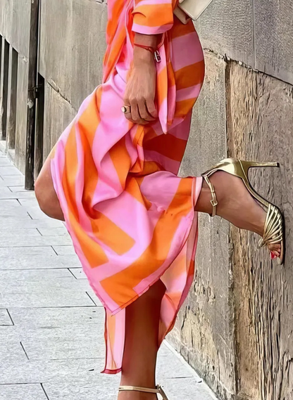 Elvina - Dress Wrap Impreso