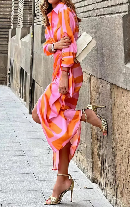 Elvina - Dress Wrap Impreso