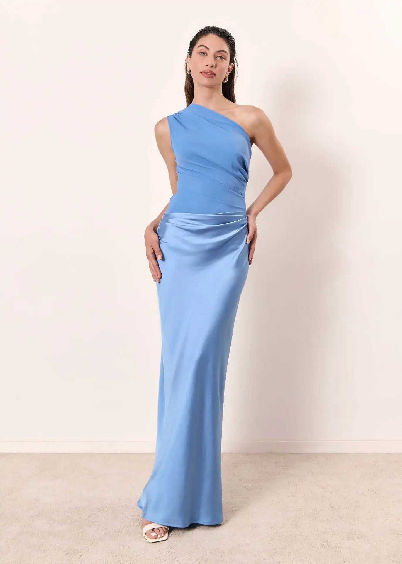 Dress Maxi with Culpabilidad in Satin
