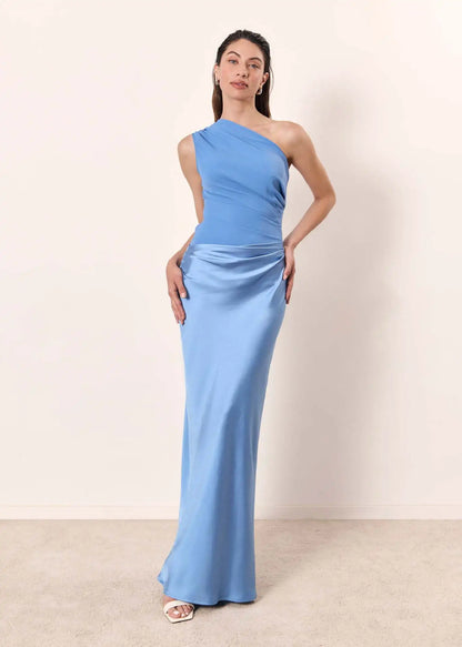 Dress Maxi with Culpabilidad in Satin