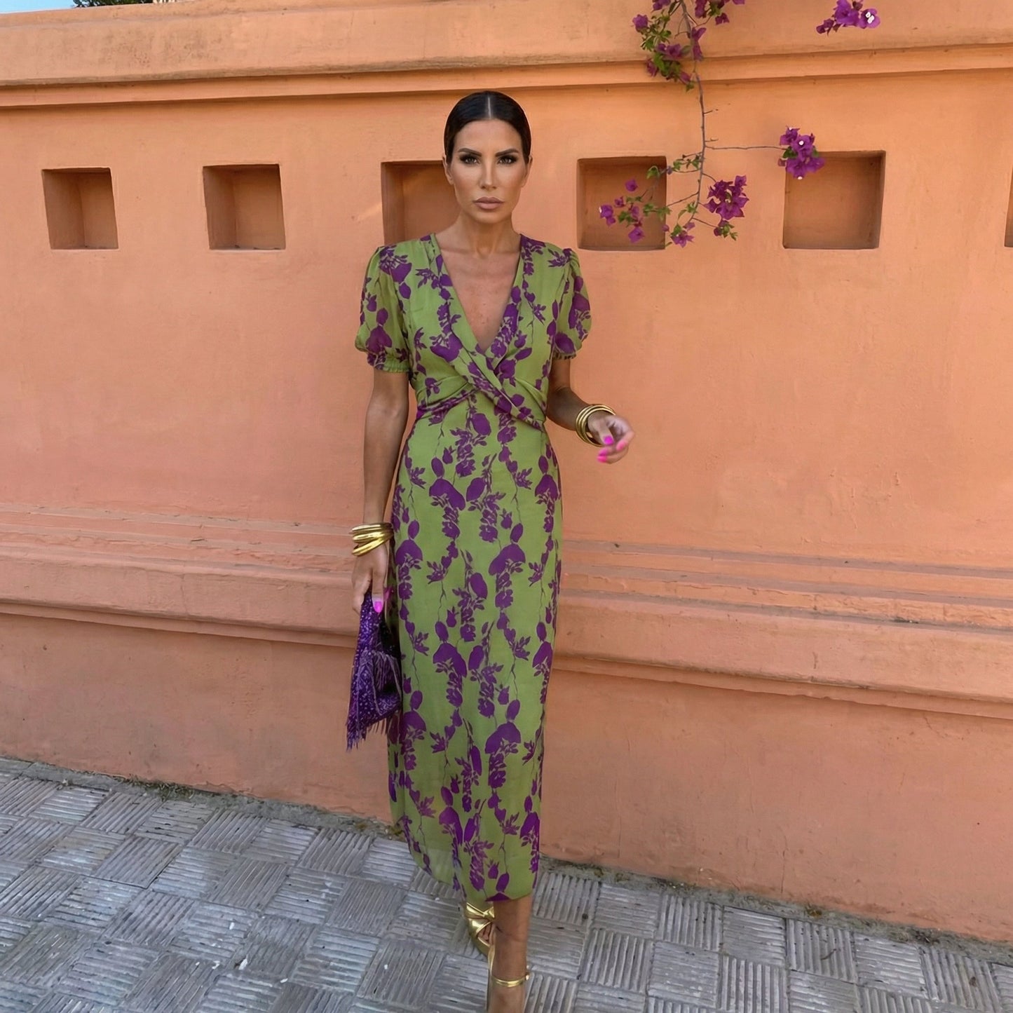 Dress Ani ™ - Elegance Vibrant that Enamora