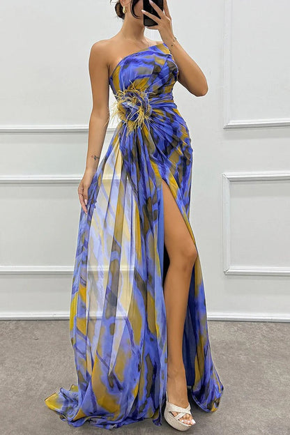 Dress Draped Vibrant