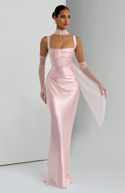 Silvia ™ Dress | Elegance satin with structure refined