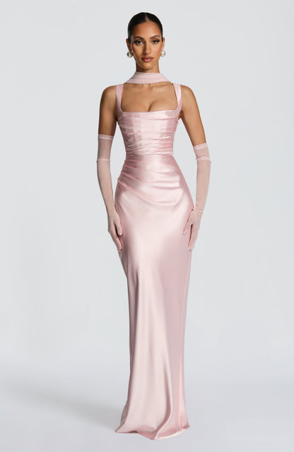 Silvia ™ Dress | Elegance satin with structure refined