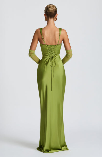 Silvia ™ Dress | Elegance satin with structure refined