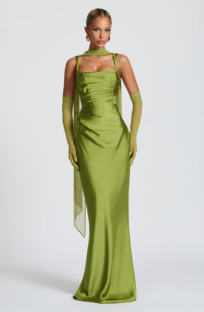 Silvia ™ Dress | Elegance satin with structure refined