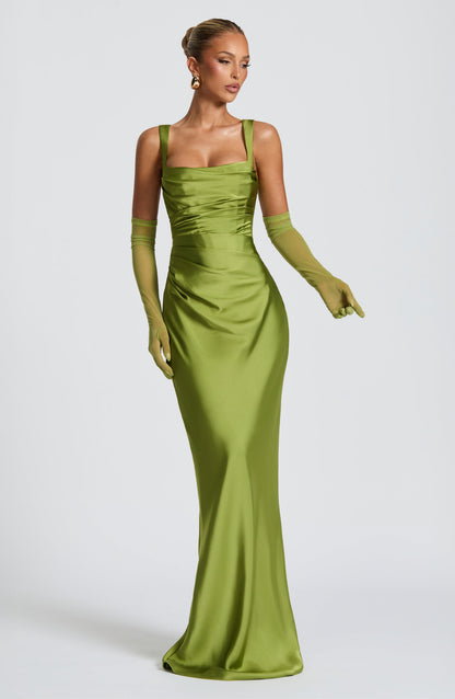 Silvia ™ Dress | Elegance satin with structure refined