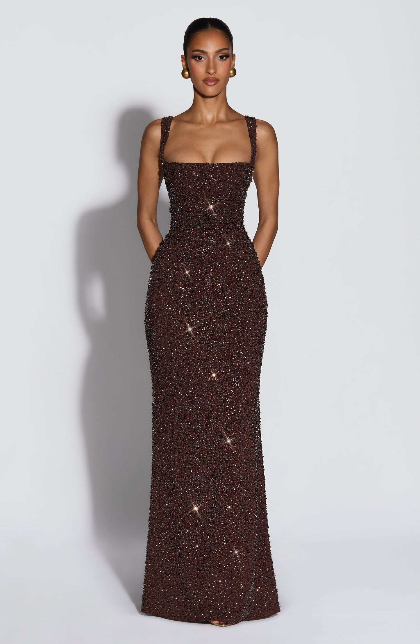 Conso™ Dress | Shine sophisticated that esculpe your silhouette