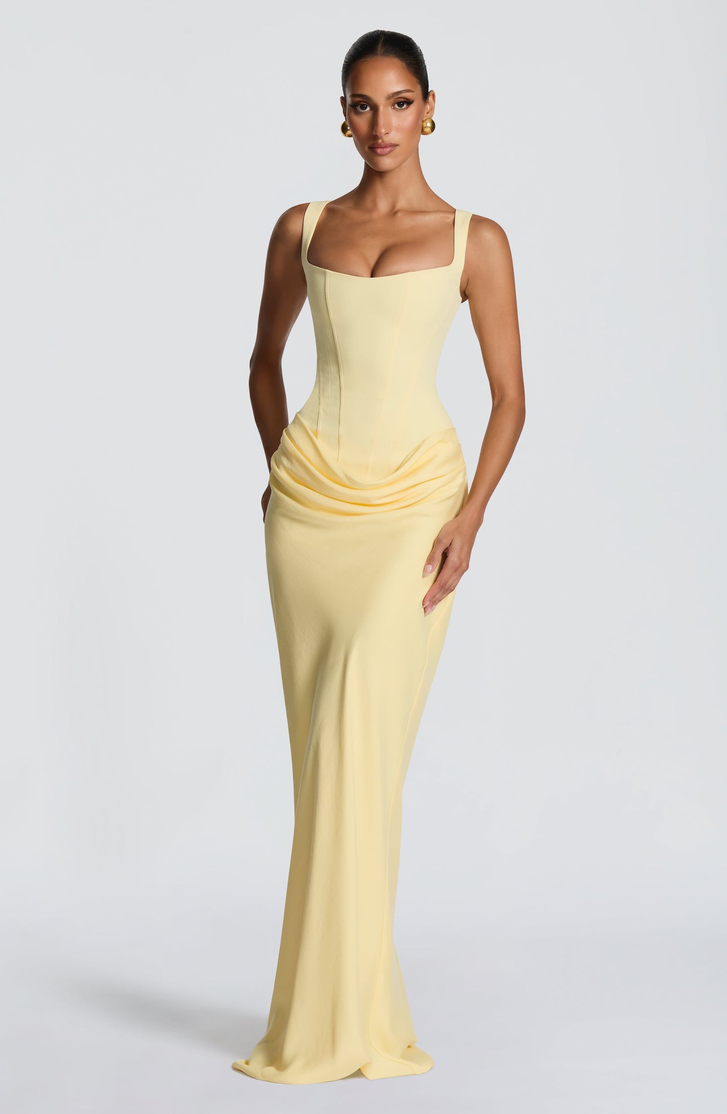 Pink™ | Dress with silhouette flowing with corset fitted