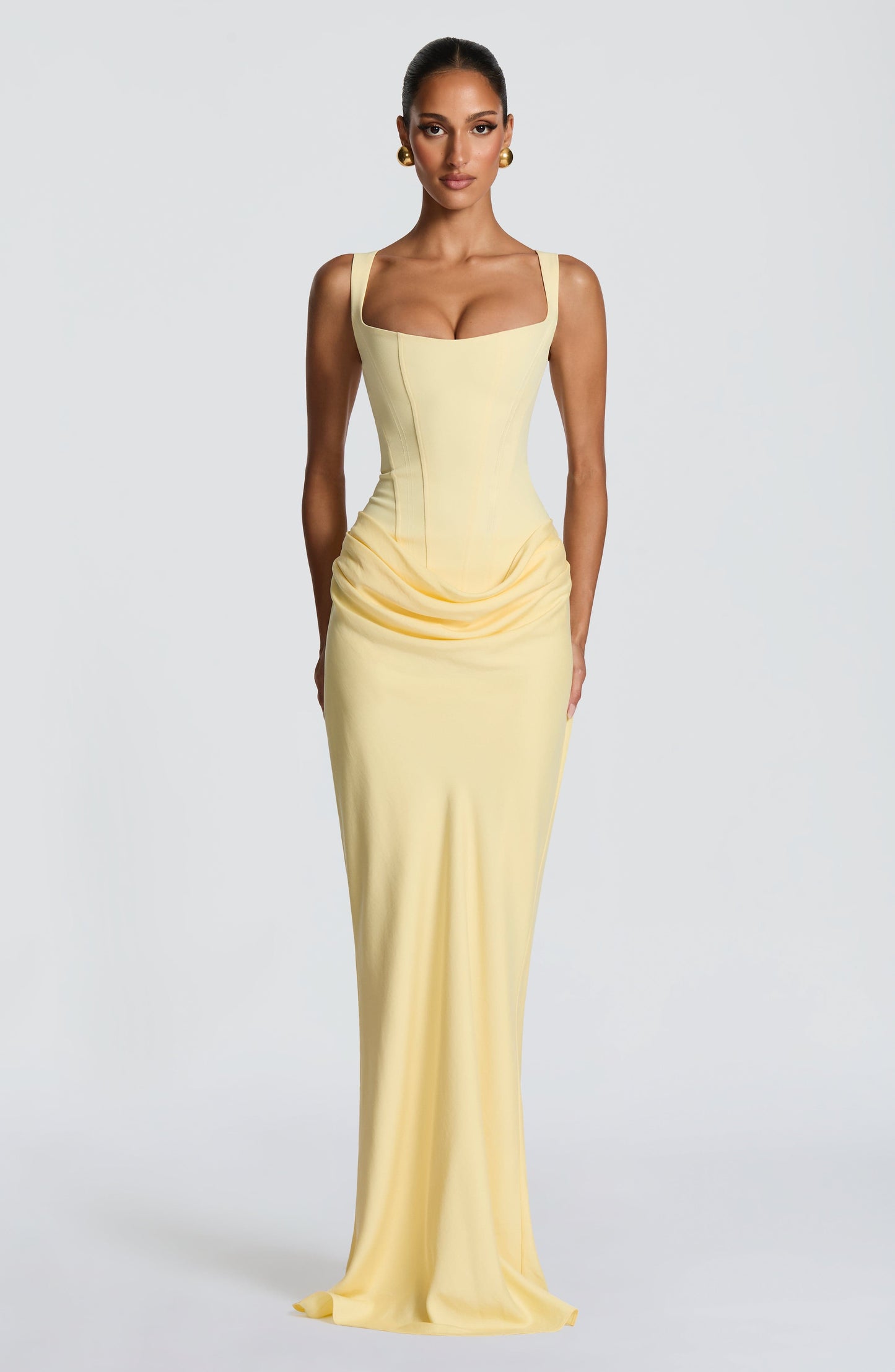 Pink™ | Dress with silhouette flowing with corset fitted
