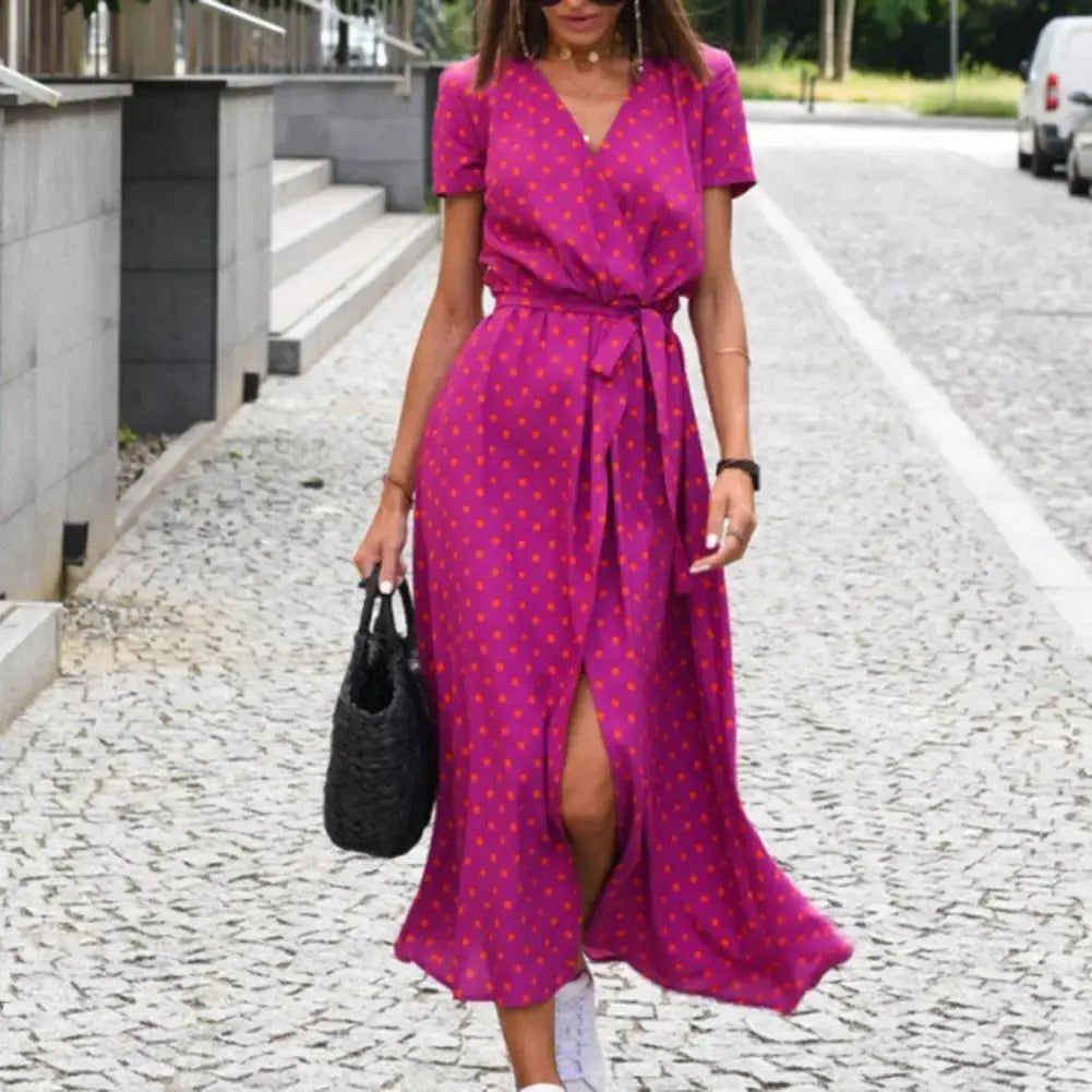 Fez | Dress wrap with print floral