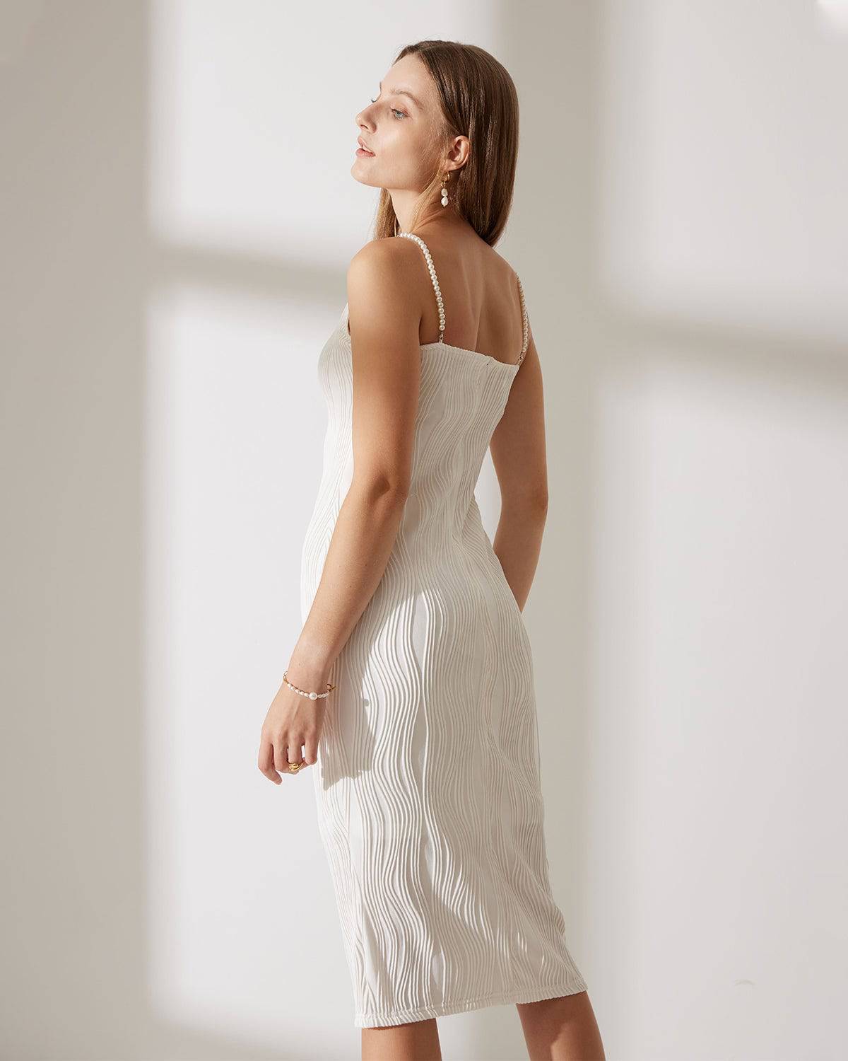 Laura™ Dress | Elegance sutil and texture sophisticated