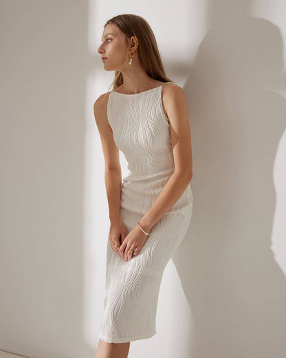 Laura™ Dress | Elegance sutil and texture sophisticated