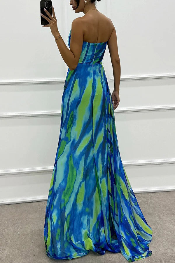 Dress Draped Vibrant