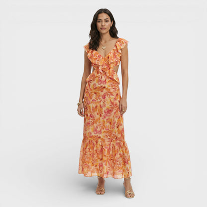 Velgara™ Dress | Romance floral with elegance natural