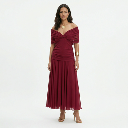Dalma™ | Dress Elegant Print and Silhouette Flowing