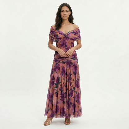 Dalma™ | Dress Elegant Print and Silhouette Flowing