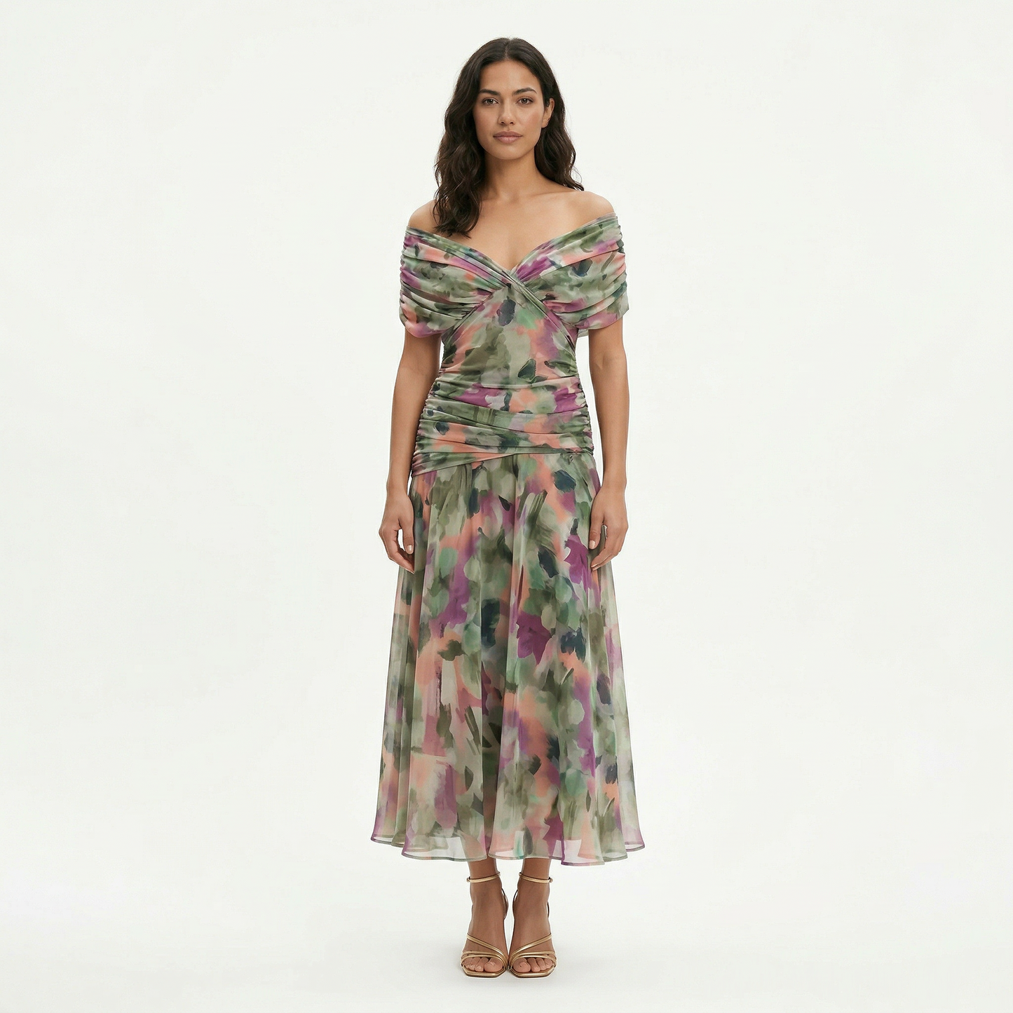 Dalma™ | Dress Elegant Print and Silhouette Flowing