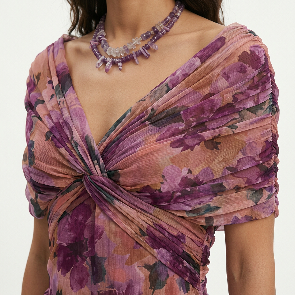 Dalma™ | Dress Elegant Print and Silhouette Flowing