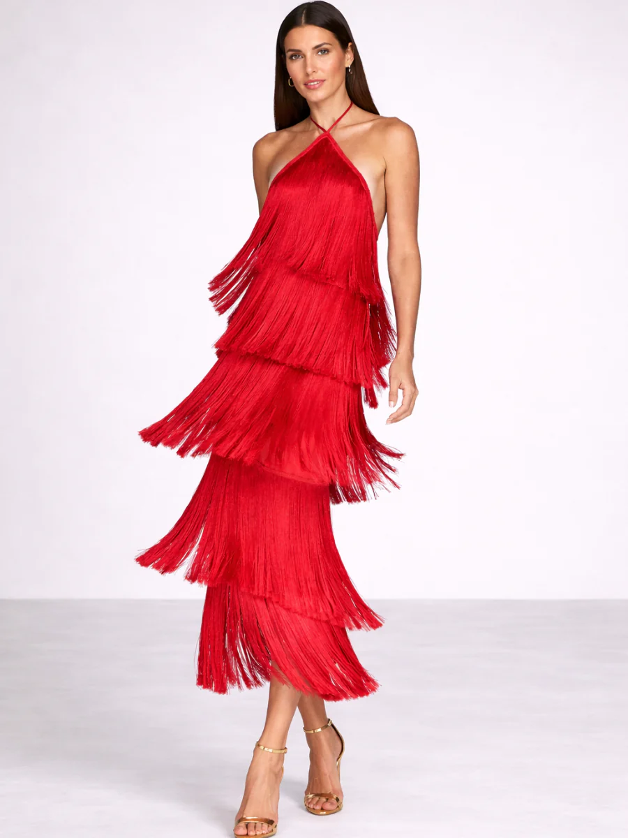 Maika™ Dress | Golden Glamour that Turns Every Head