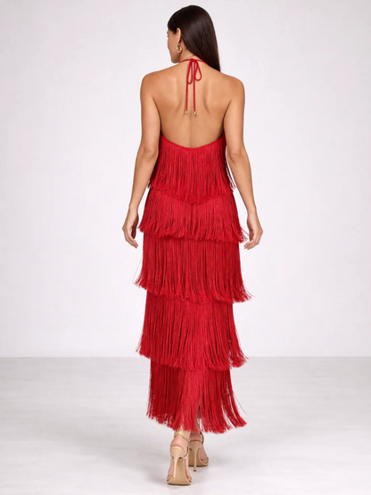 Maika™ Dress | Golden Glamour that Turns Every Head