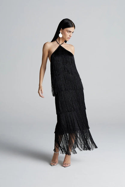 Maika™ Dress | Golden Glamour that Turns Every Head