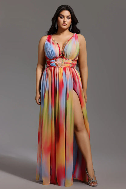 Lara™ - Dress Multicolor Elegant and Flowing