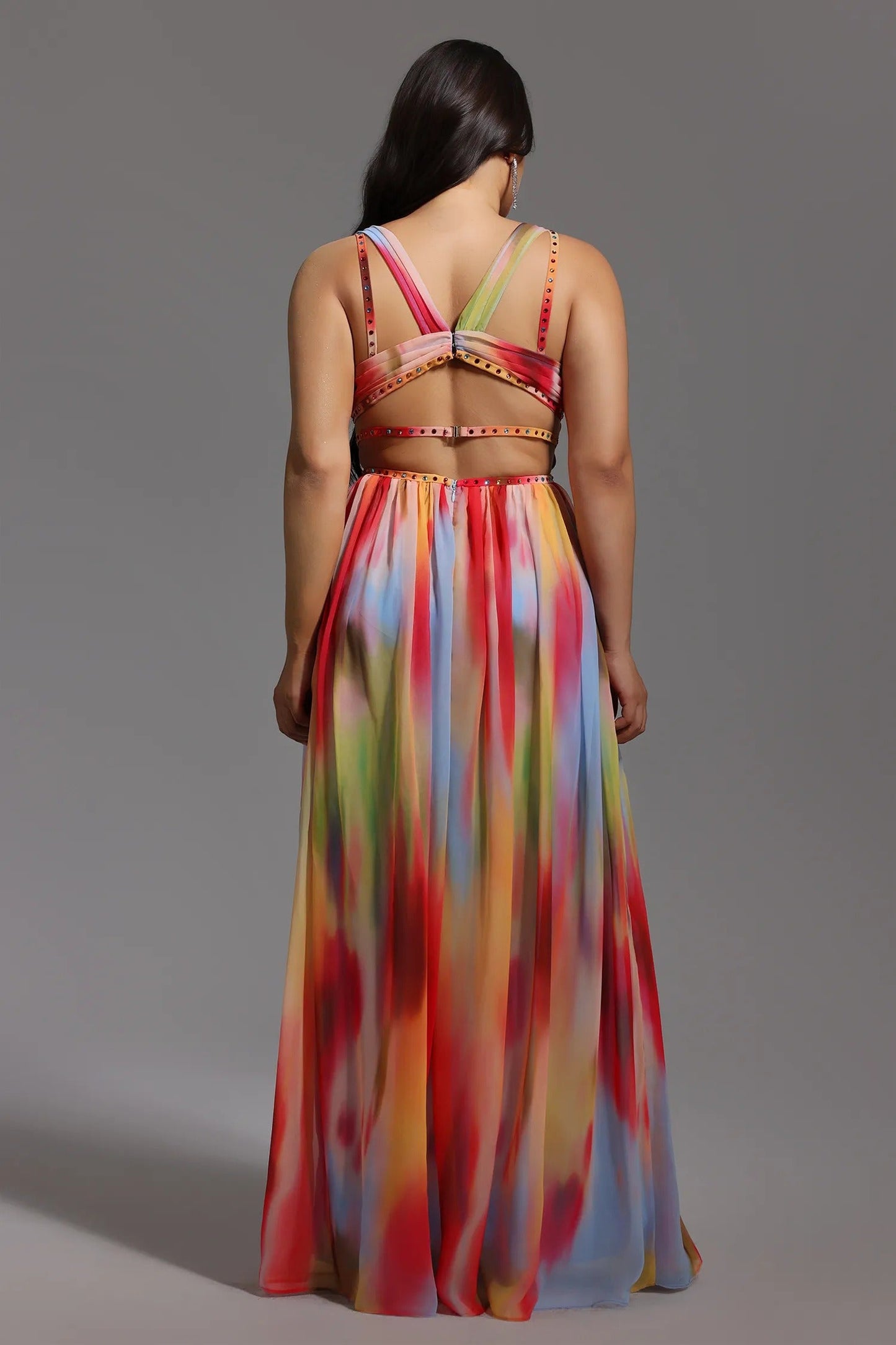 Lara™ - Dress Multicolor Elegant and Flowing