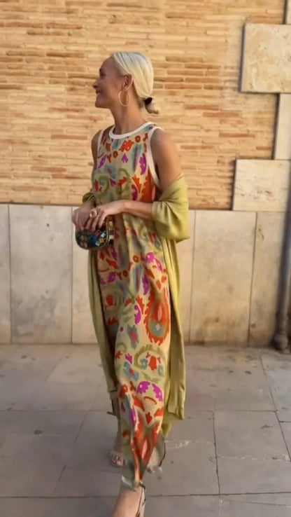 Martha | Dress flowing with stole