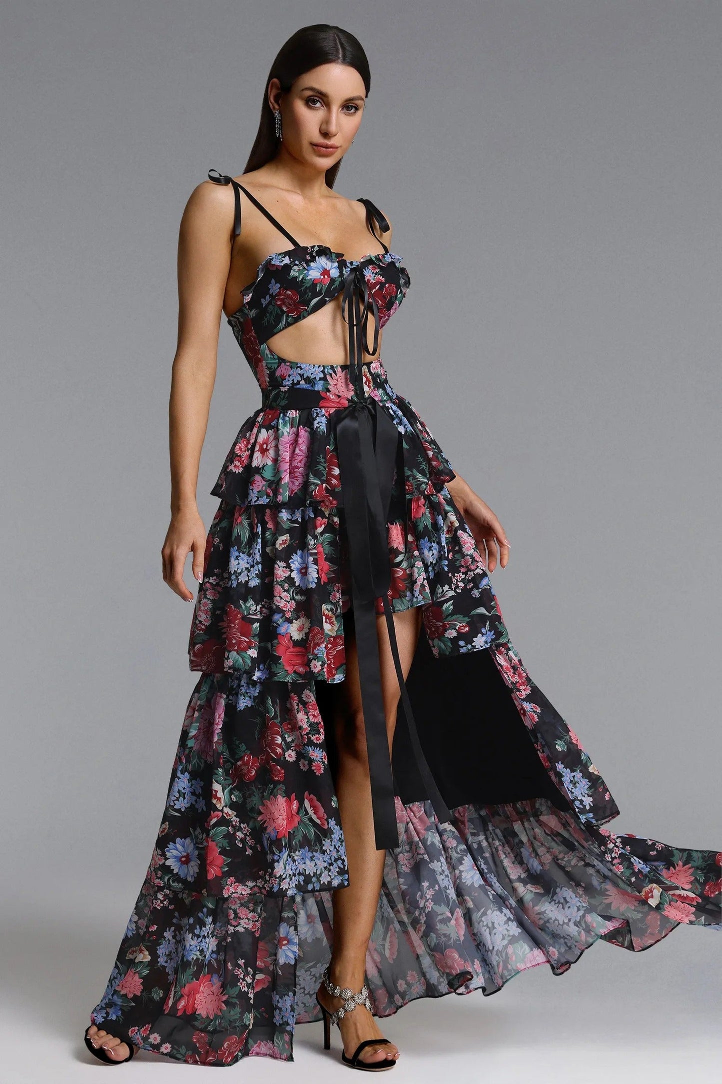 Valeria™ Dress | Elegance Floral that Dazzles