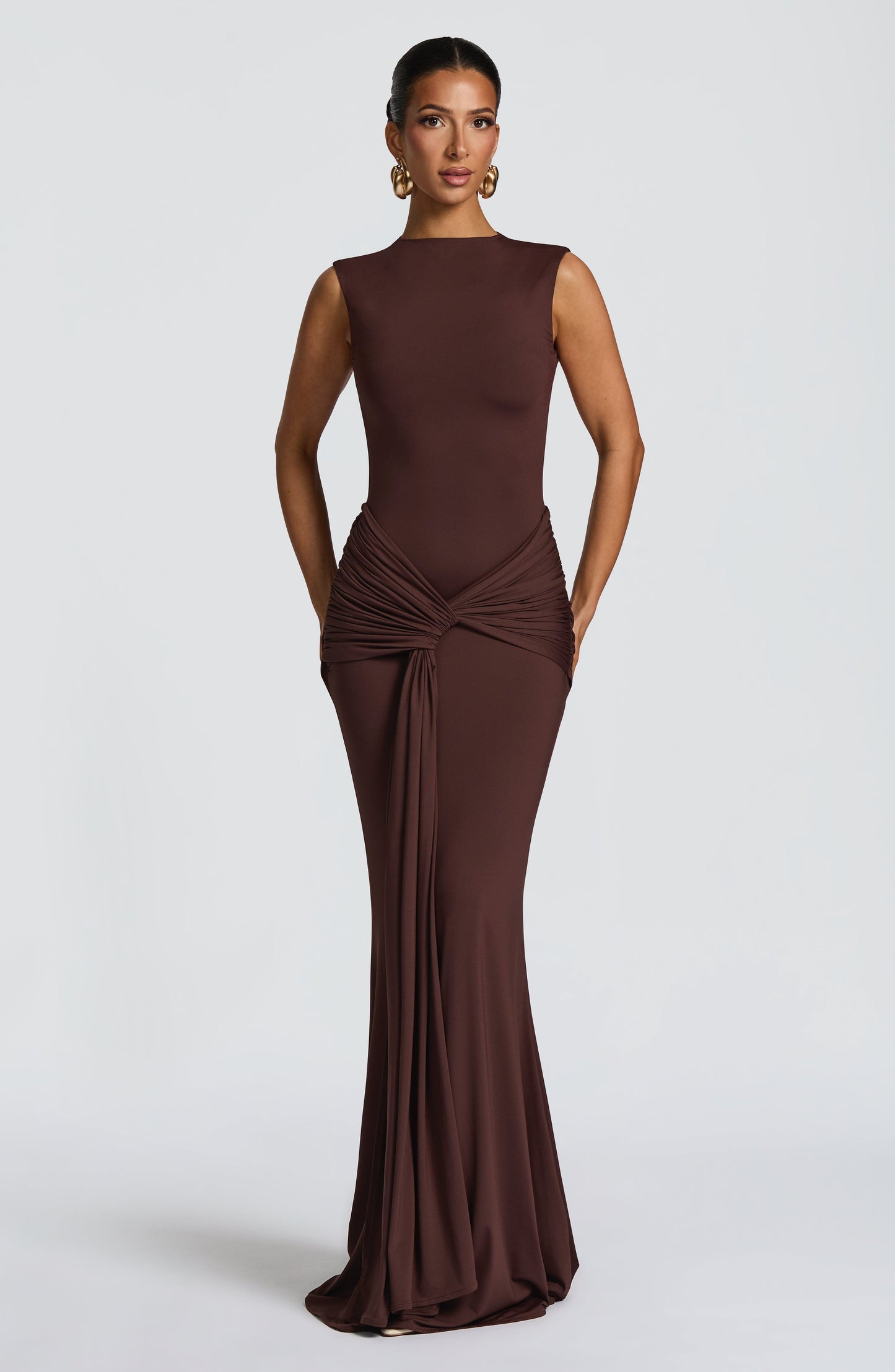 Carbajo™ Dress | Silhouette elegant with drapeado sculptural