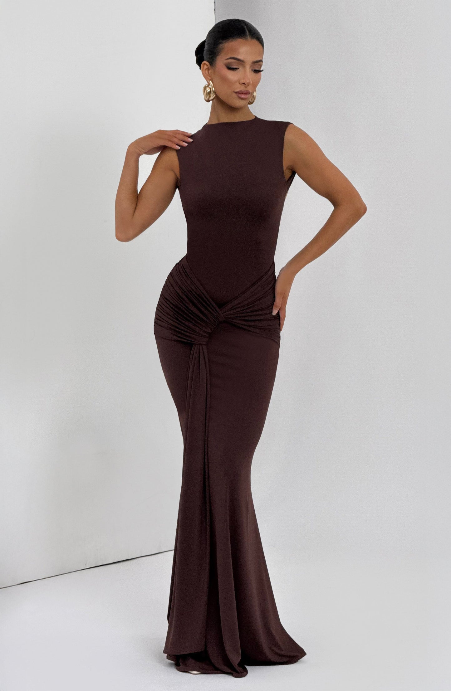 Carbajo™ Dress | Silhouette elegant with drapeado sculptural
