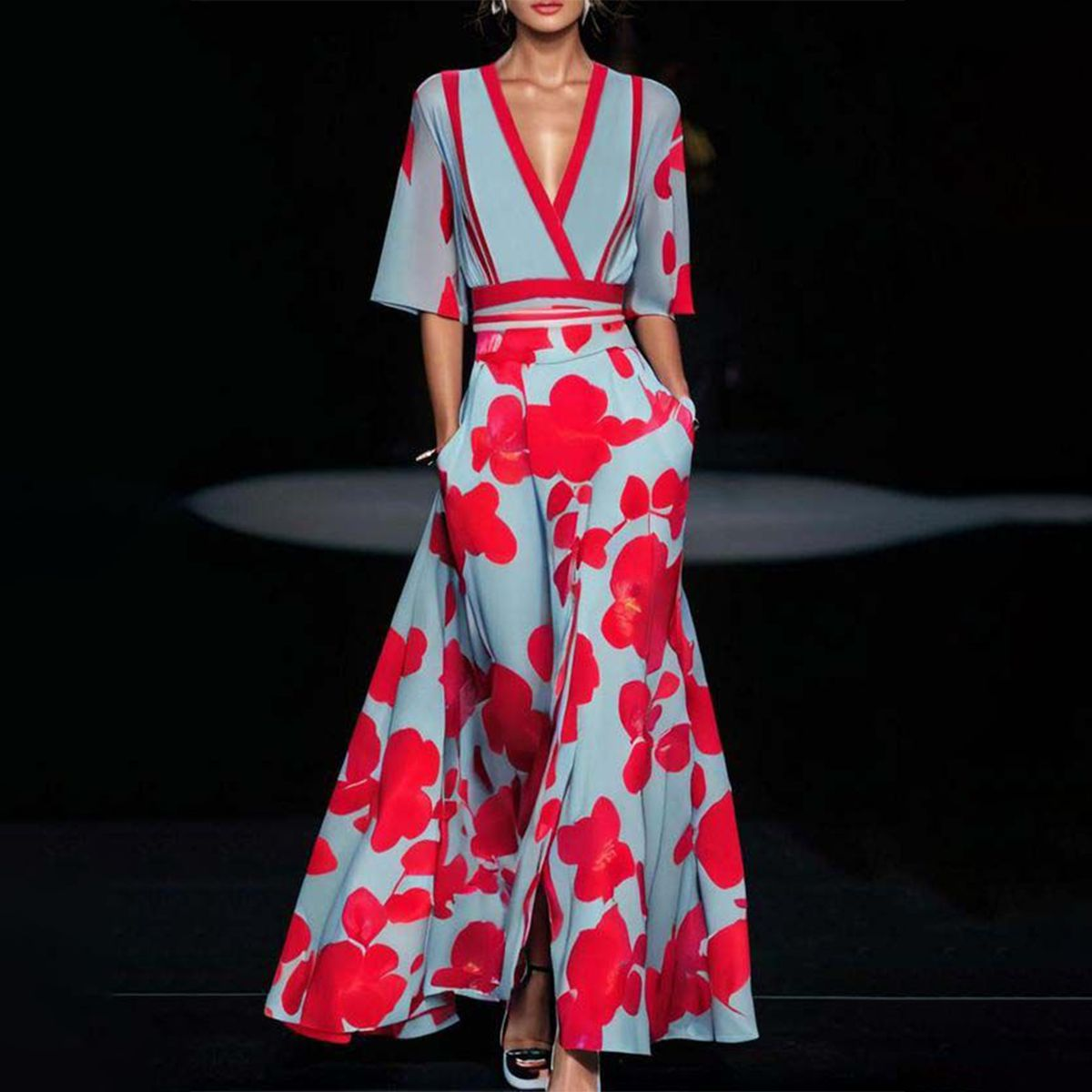 Dress of Viscosa Elegant