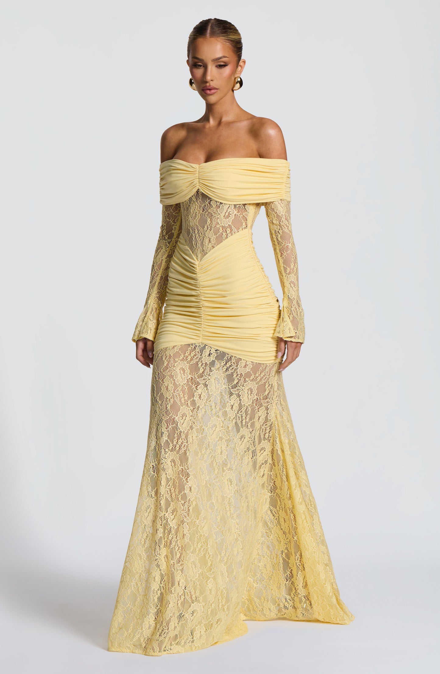 Libra™ Dress | Elegance sophisticated with lace and drapeado