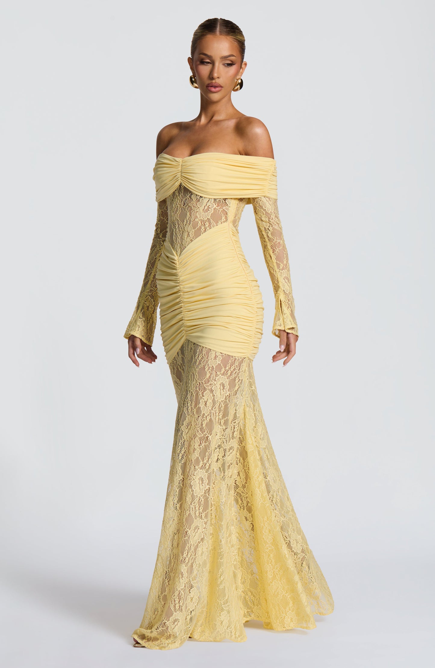 Libra™ Dress | Elegance sophisticated with lace and drapeado